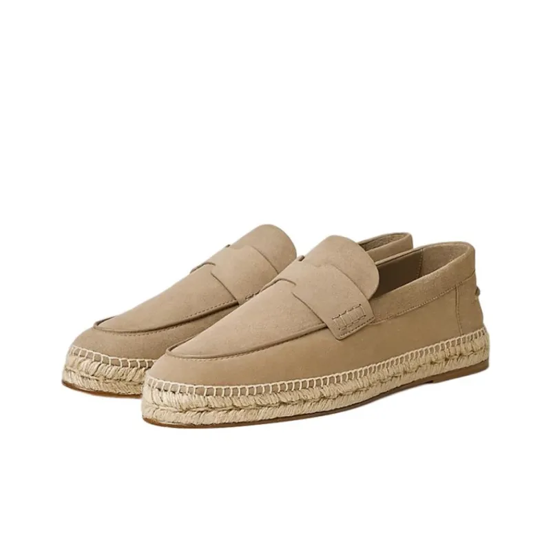 HERMES Trip Espadrilles Men's Beige-1