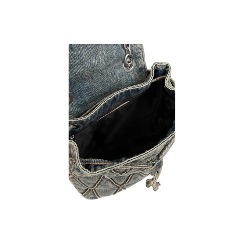 DIESEL Cotton Backpack Women's Denim-3