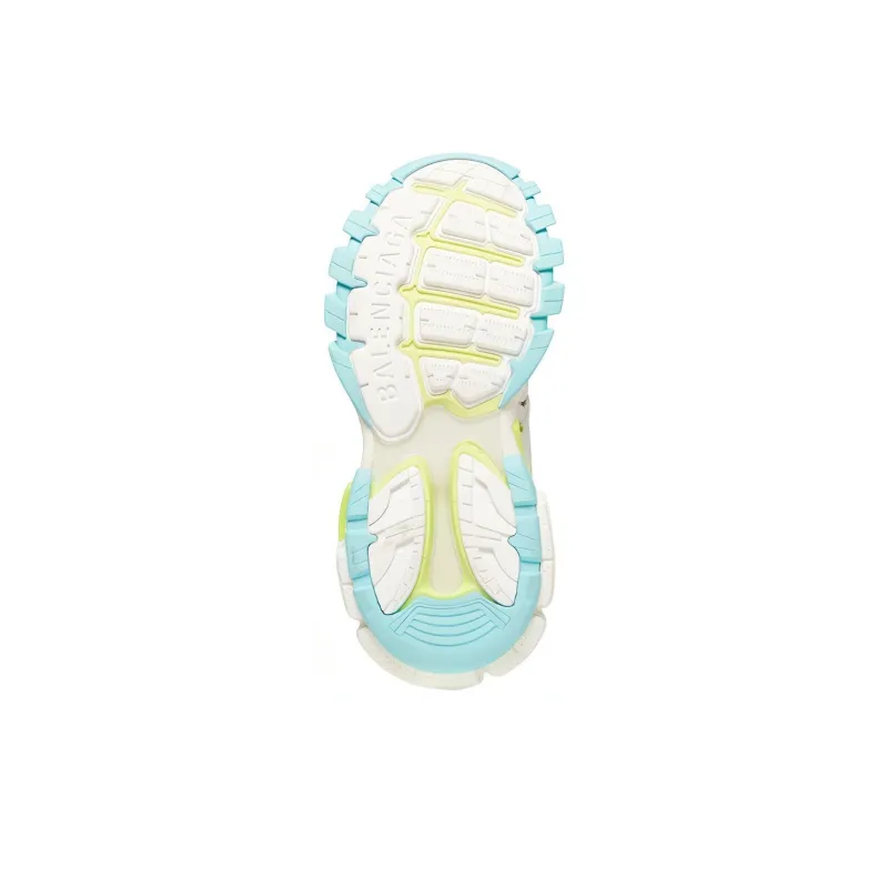 Balenciaga Track White Fluorescent Yellow Turquoise Women's-3