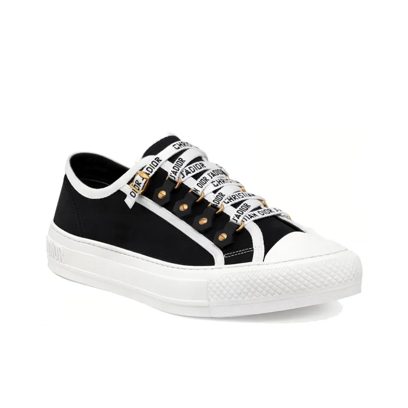 DIOR Walk'N'DIOR Low Top Black Canvas Women's-2