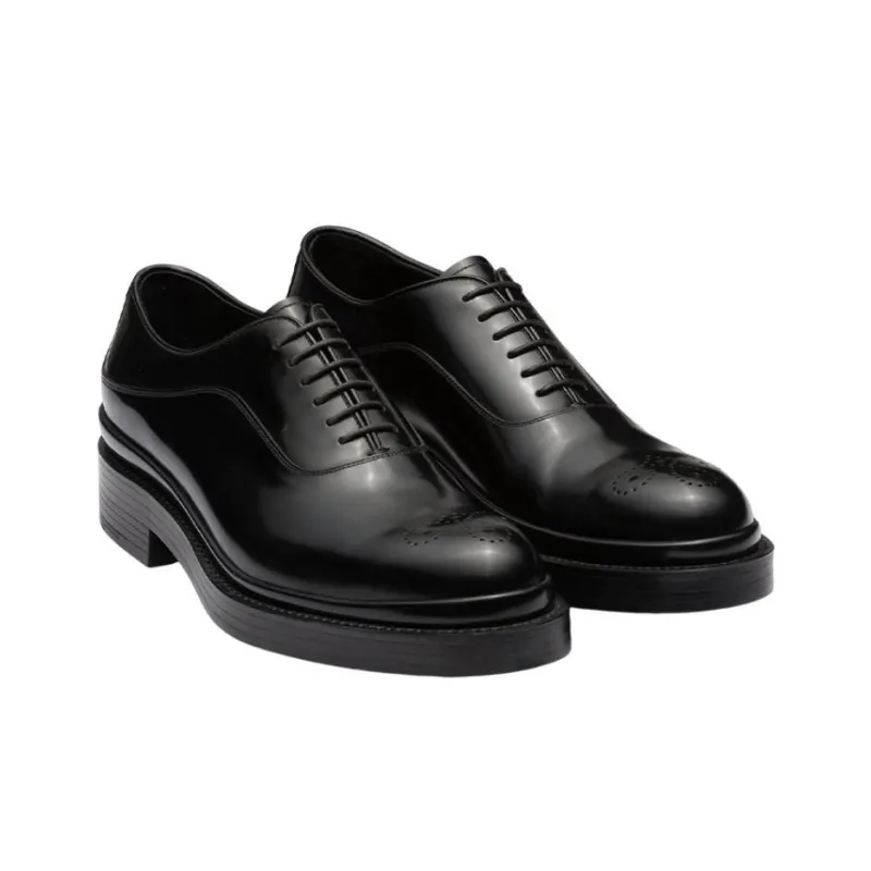 PRADA Classic Lace-up Shoes-4