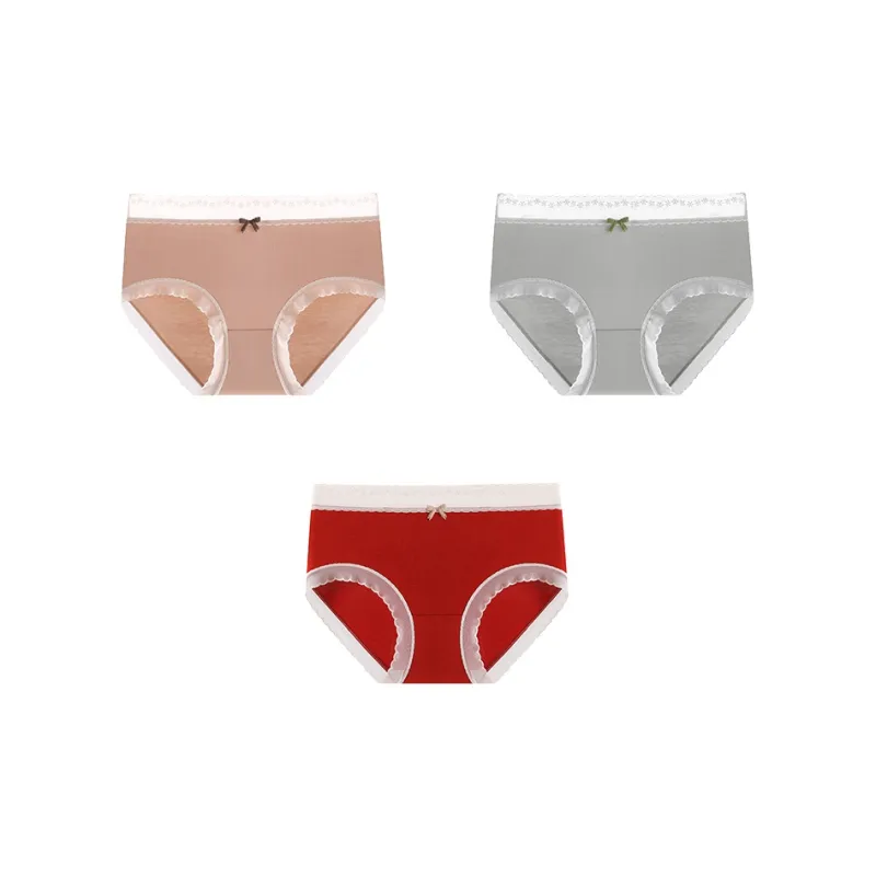 PLANDOO Underpants Women's 3 Pack-8