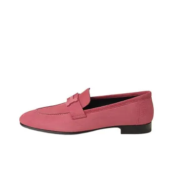 HERMES Paris Loafers Women's Pink