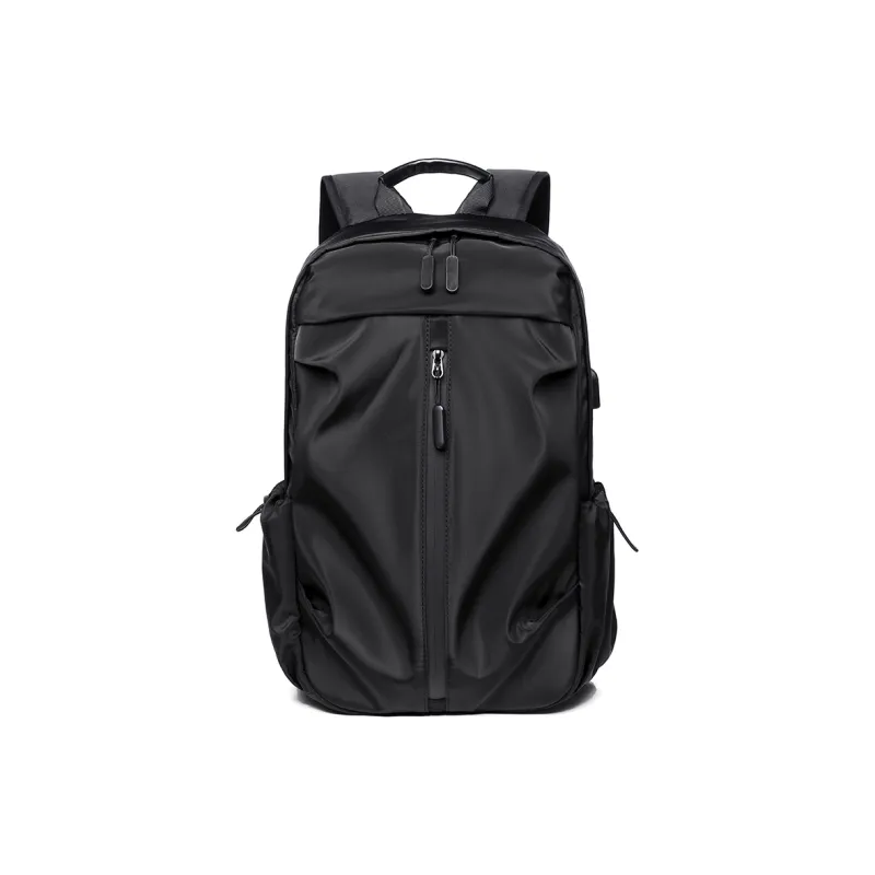 BAODIDAISHU Nylon Fabric Backpacks Men's Gray/Black/Blue-3