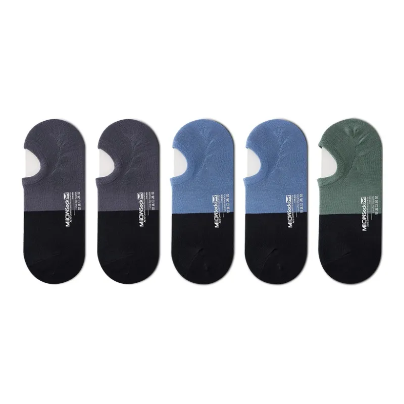 MIIOW No Show Socks Men's 5 Pack-5