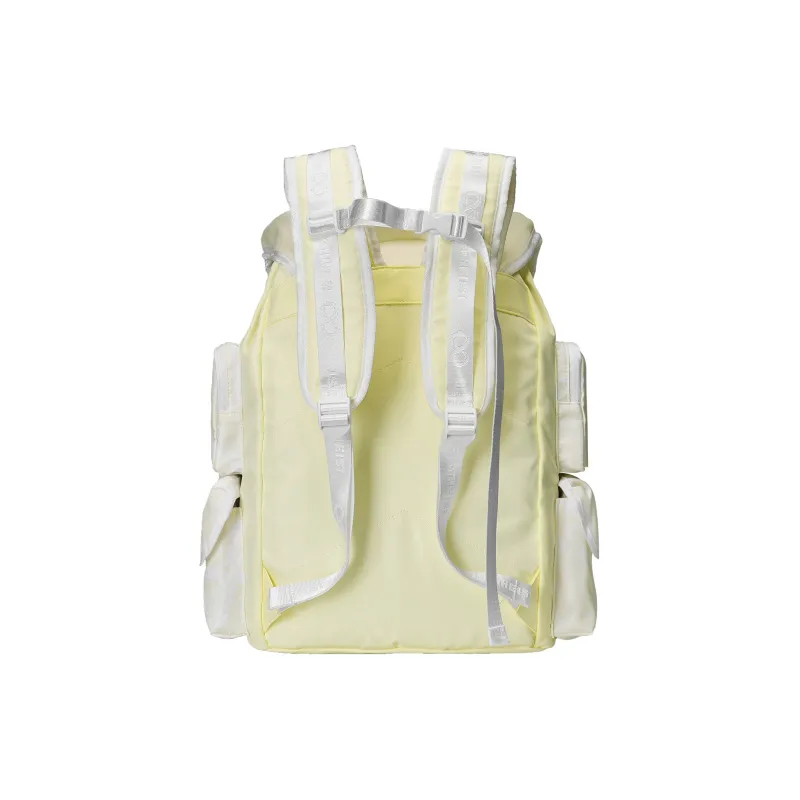 8atheist Polyester Backpack Tubas Unisex Cream Yellow-2