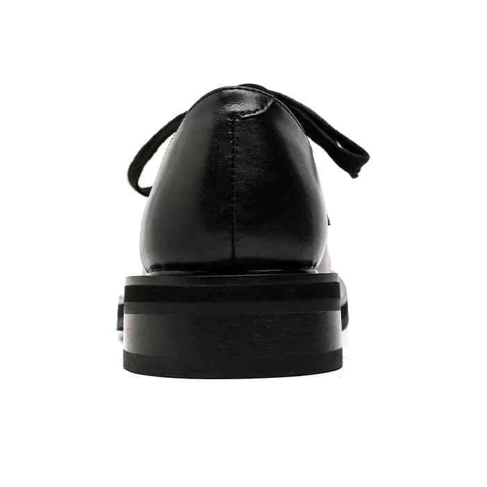 Chi Wolf Derby Shoes Casual Shoes Men's Black-4