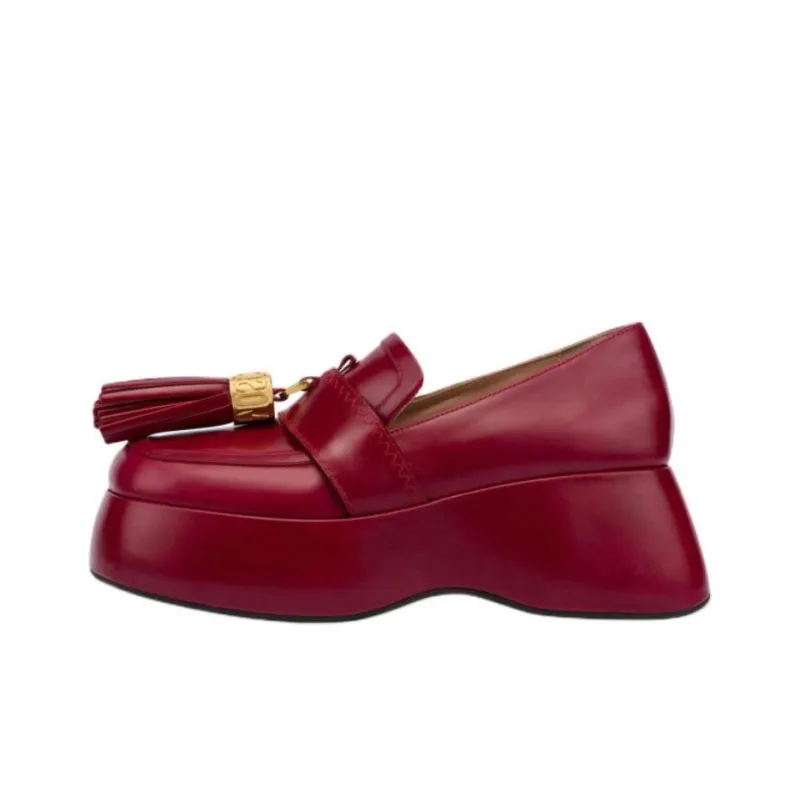 MOSCHINO Loafers Women's Red-0