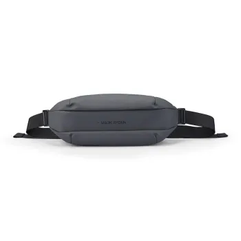 MARK RYDEN Oxford Fanny Pack Regular Men's Elegant Black/Graphite Gray/Olive Green