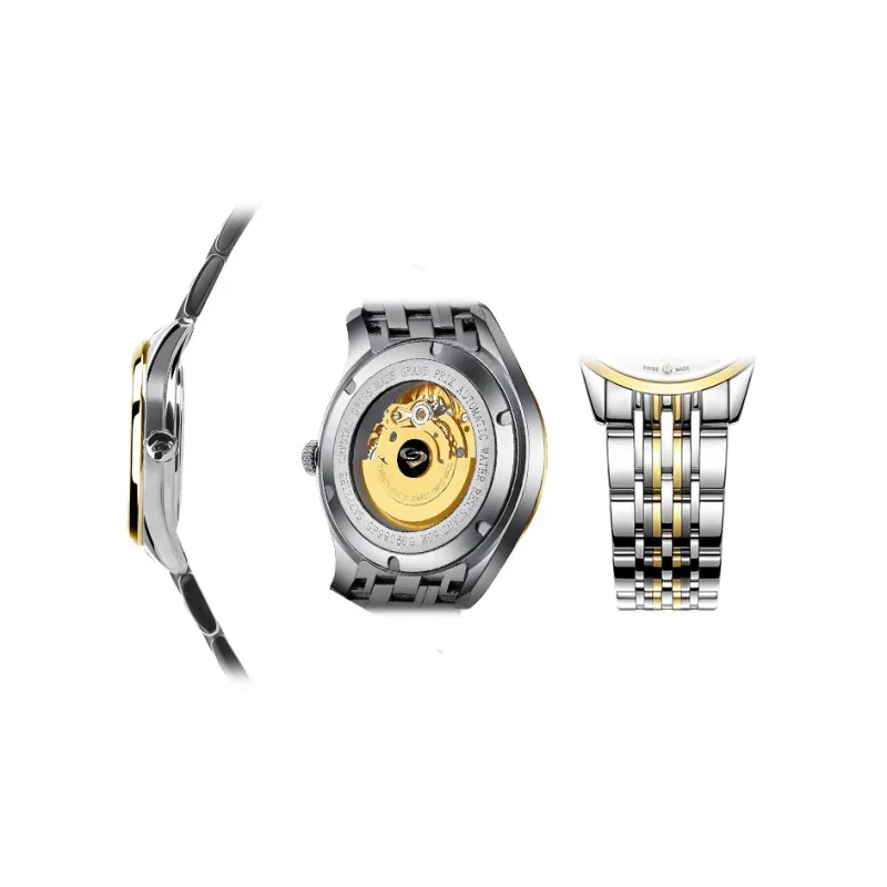 GRAND PRIX Automatic Mechanical Movement Unisex Watch Blue Dial-1