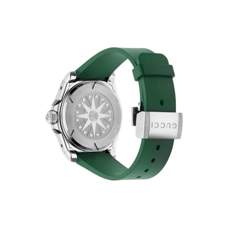GUCCI Wrist Watch Automatic Mechanical Movement Rubber Strap 40mm Green Dial Men's Watches-1