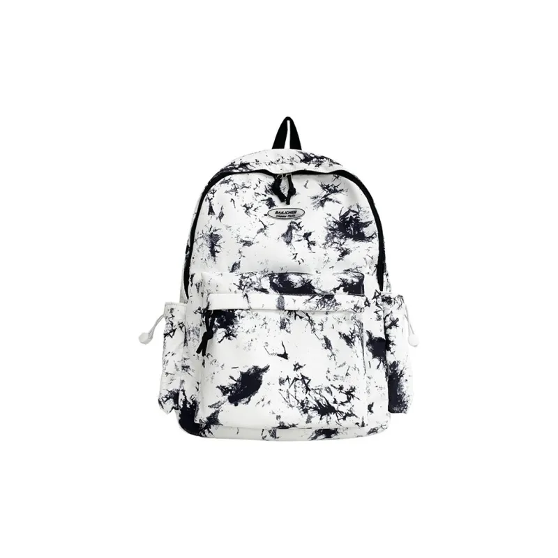 NX DOUGHNUT Nylon Backpack Unisex Black/Pink/Violet/Khaki/Sky Blue-0