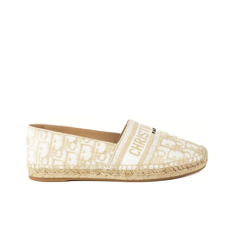 DIOR Granville Casual Single Shoes Women's Beige Yellow-1