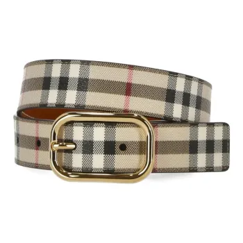 Burberry Checkered Belt
