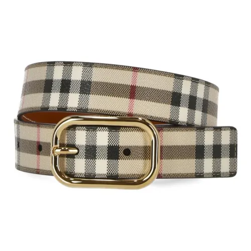 Burberry Checkered Belt
