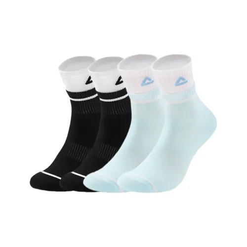 PEAK Mid Calf Socks Unisex 2 Pack
