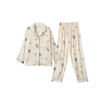 GUJIN Pajama Set Women's Light Yellow
