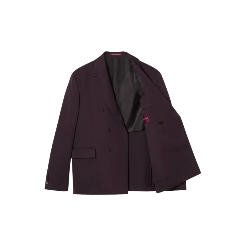 GUCCI Business Suits Coats Men's Purple-1