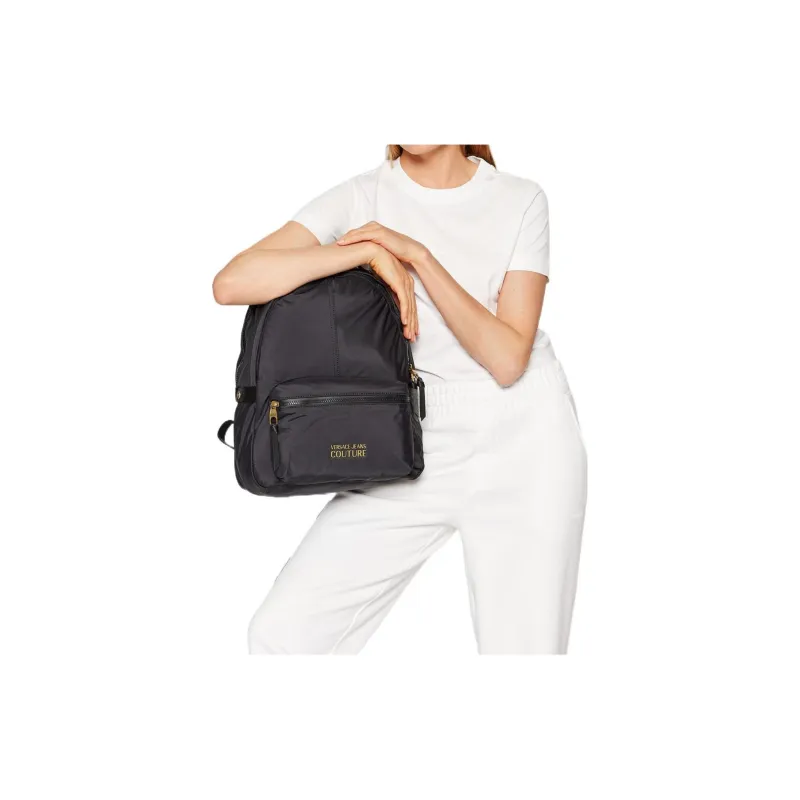 VERSACE JEANS COUTURE Polyamide Backpack Unisex Black-4