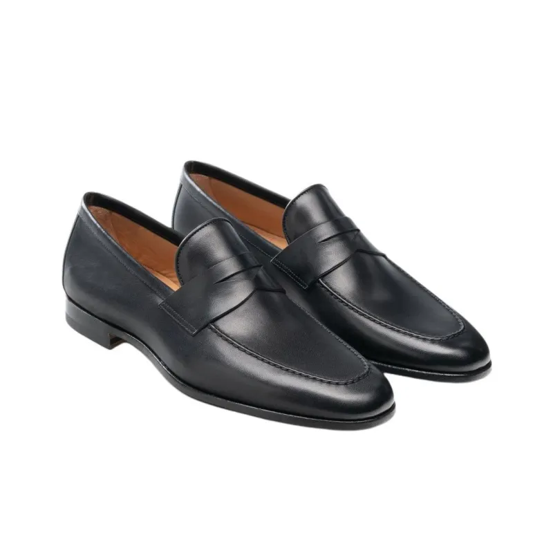 Magnanni Diezma Loafers Men's Black-3