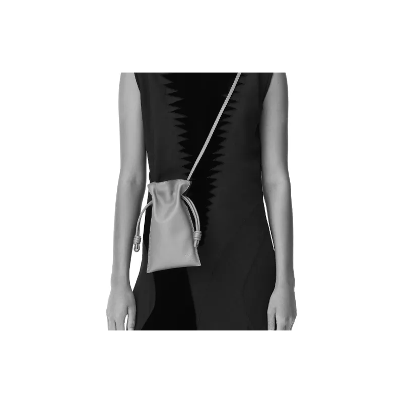 LOEWE Nappa Cow Leather Clutch, Shoulder Bag, Crossbody Bag Women's Lemon Yellow-5