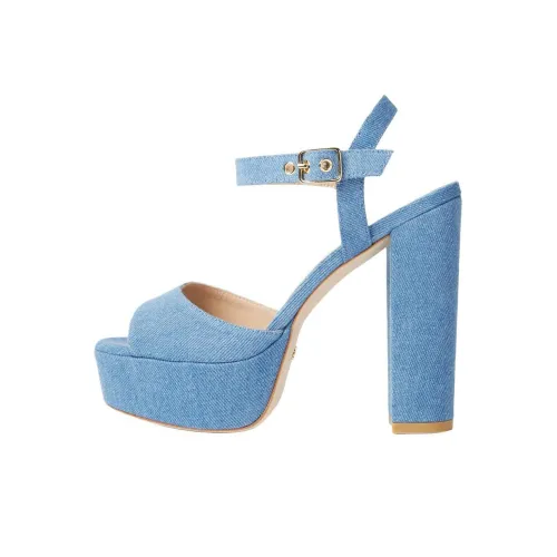 Stuart Weitzman/SW Ryder Strap Sandals 9.5cm Women's Blue