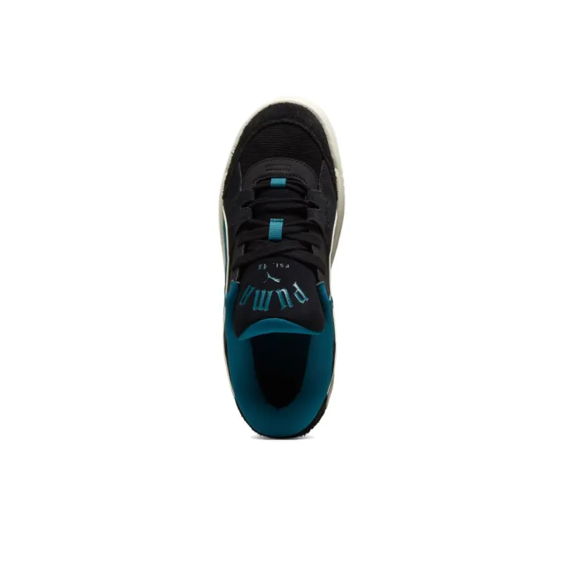 PUMA 180 Anti Slip Wear Resistant Low Top Skateboard Shoes Unisex Black Green-3