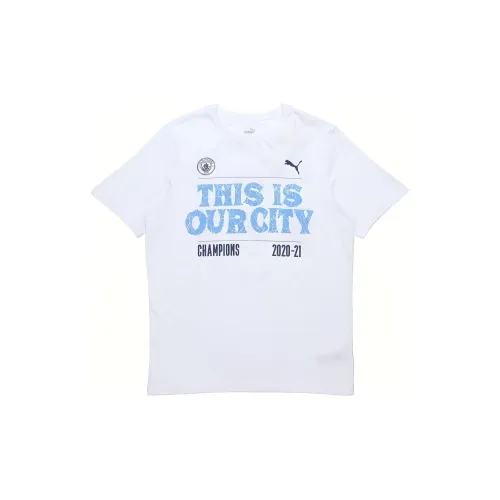 PUMA Manchester City Football Club T-Shirts Men White