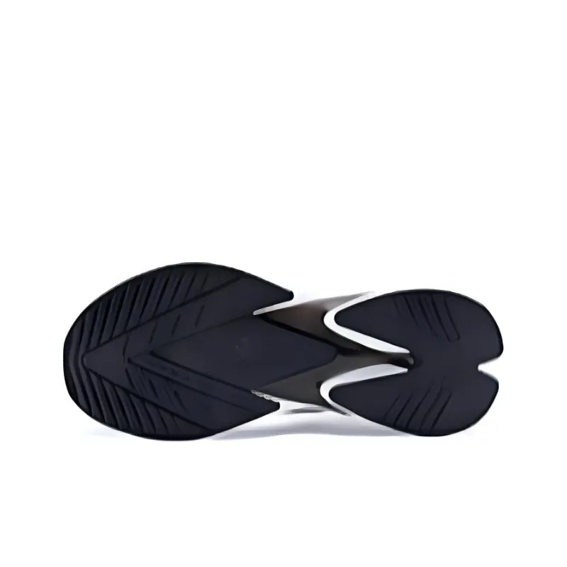 QIAODAN Durable Cushioning Low Top Casual Running Shoes Men's Black White-4