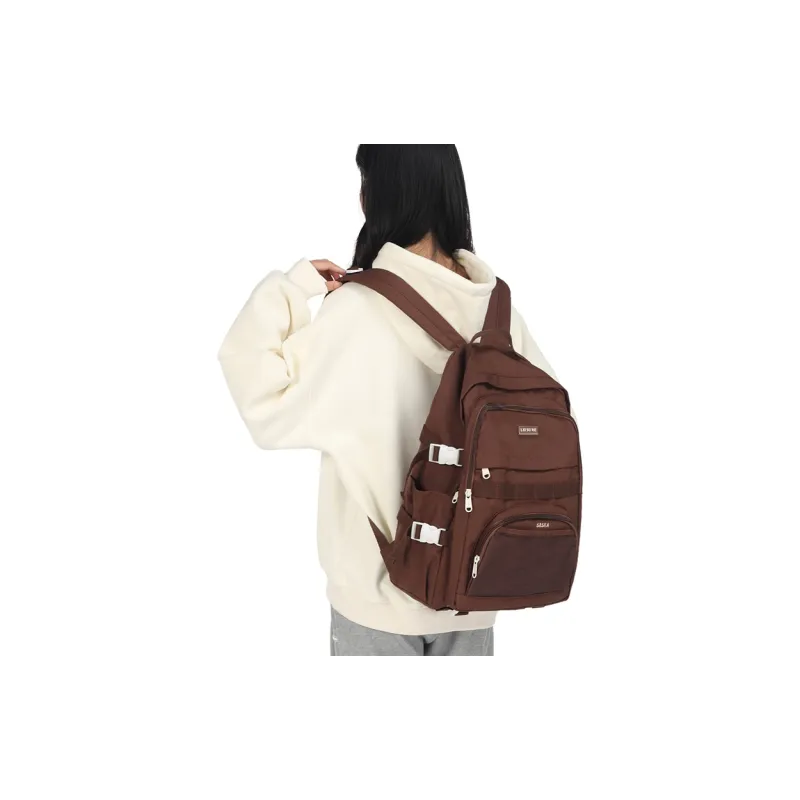 Sisea Fabric Backpack Regular Unisex Multicolor-25