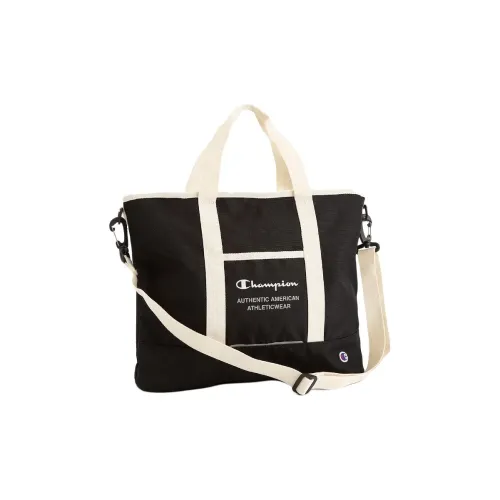 Champion Recycled Polyester Shoulder Bag Crossbody Bag Handbag Unisex Black
