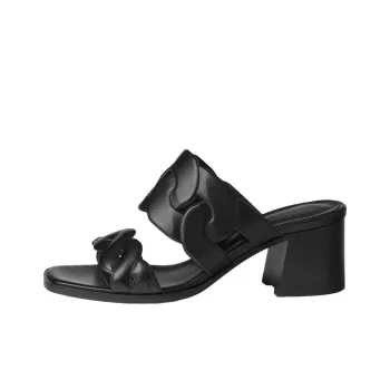 HERMES Gaby Slip Resistant Slide Slippers Women's Black