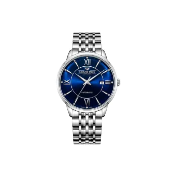 GRAND PRIX Automatic Mechanical Movement Unisex Watch Blue Dial