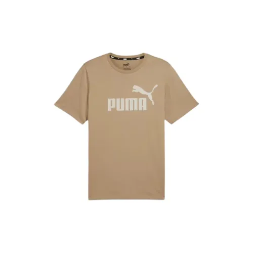 PUMA ESSENTIALS T-Shirts Men Brown