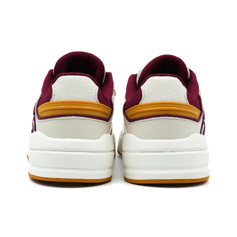 Anta Street Play LITE Anti-Slip Wear-Resistant Low-Top Skateboard Shoes Women's White Red-3