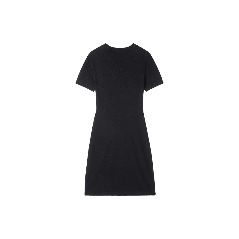 Miss Sixty Short Sleeved Dresses Women's Black-1