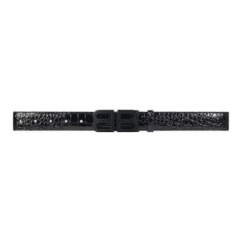 Balenciaga Emblem Design Smooth Buckle Calfskin Leather Belts Women's Black Width: 3CM
