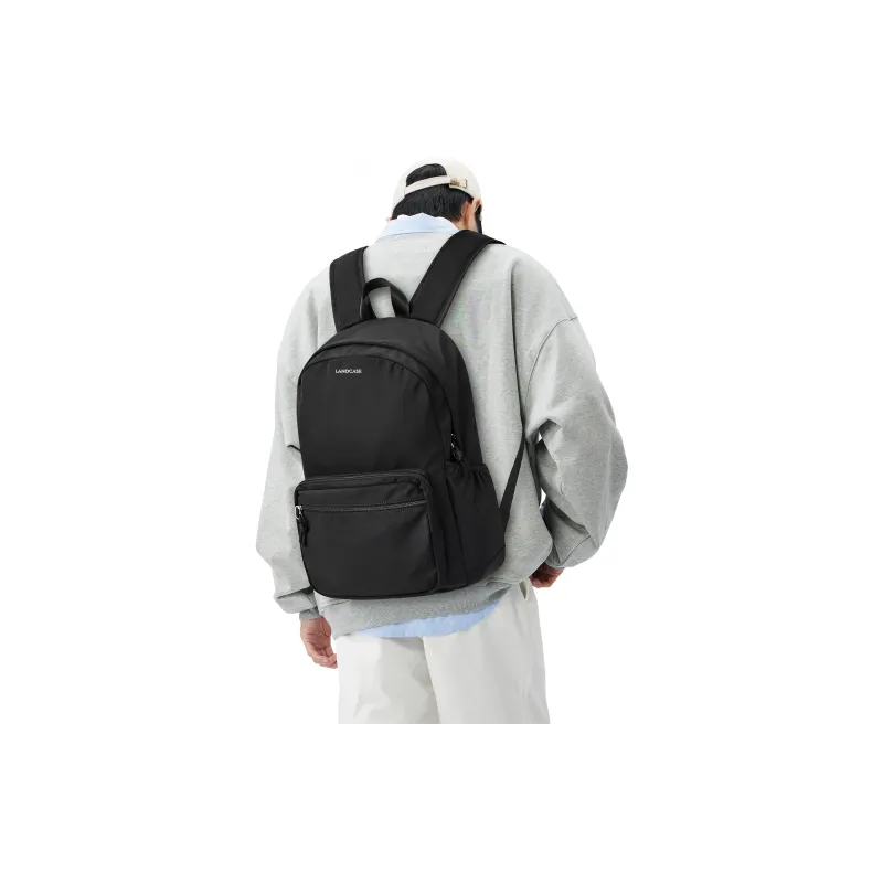 LANDCASE Fabric Backpack Laptop Bag Regular Unisex Multicolor-15
