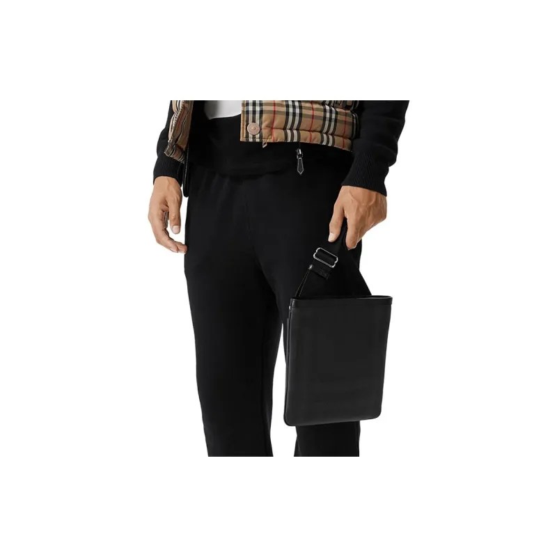 Burberry With Leather Envelope Bag, Shoulder Bag, Crossbody Bag Regular Men's Dark Gray-8