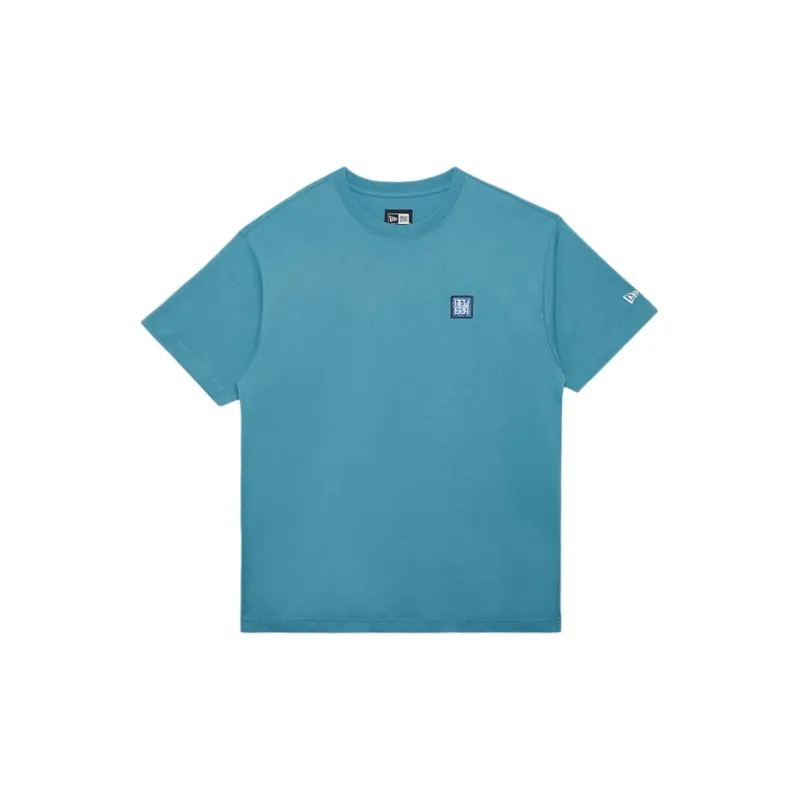 New Era Blue And White Porcelain Series T Shirts Unisex Green-1
