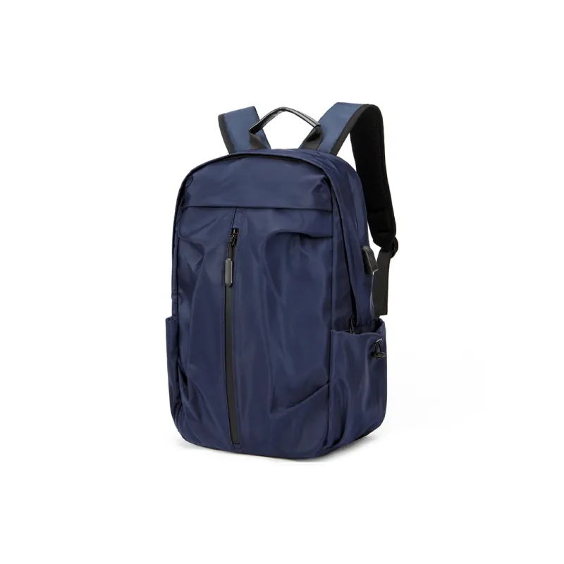 BAODIDAISHU Nylon Fabric Backpacks Men's Gray/Black/Blue-14