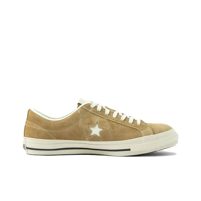 MADNESS x Converse One Star Anti Slip Wear Resistant Low Top Skateboard Shoes Unisex Brown-1