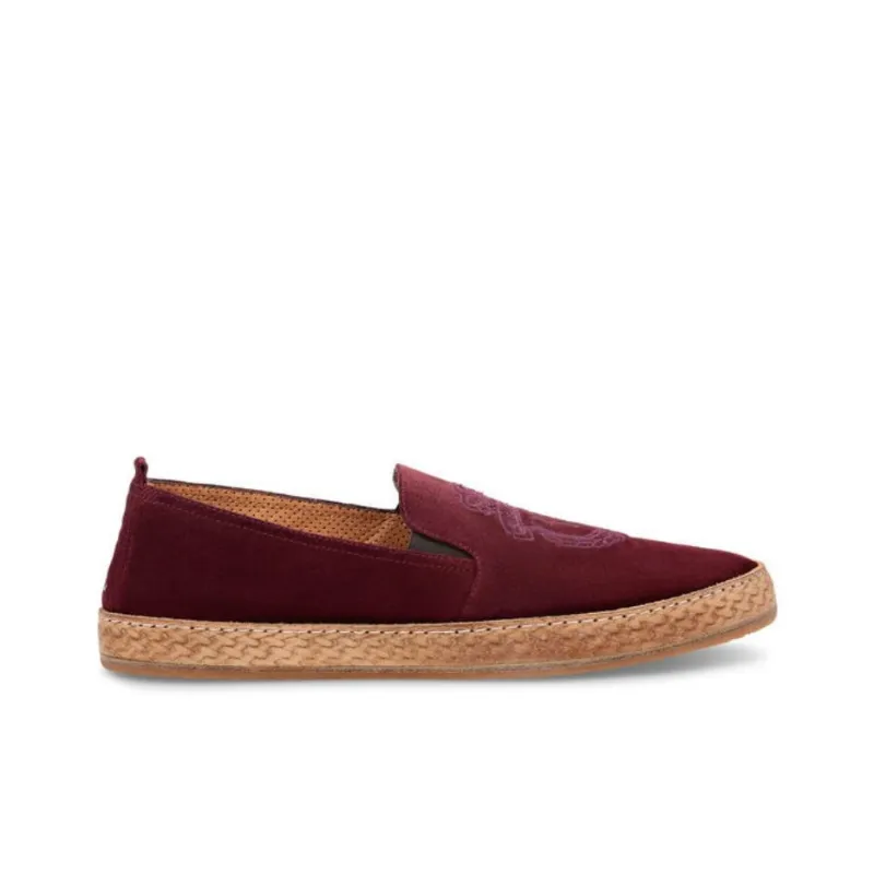 Billionaire Crest Loafers Men's Red-1