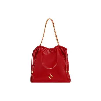 REBECCA MINKOFF Genuine Leather Tote Bag Shopping Bag Shoulder Bag Handbag Women's Red