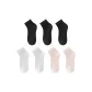 7 Pack (3 Black+2 Light Gray+2 Light Pink)