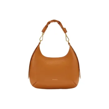 COCCINELLE Cow Leather One Shoulder Handbags Medium Size Women's Chili Pink Yellow