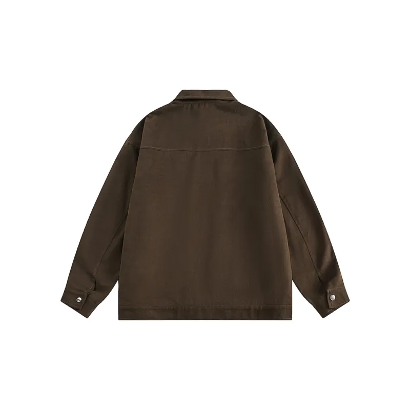 MEIPIN TANG Jackets & Coats Unisex Brown-1