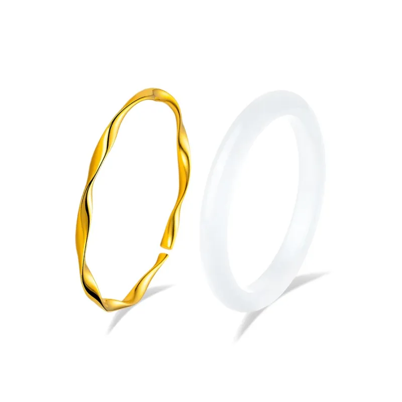 Jingleo Colored Glaze Bangles Women's-0