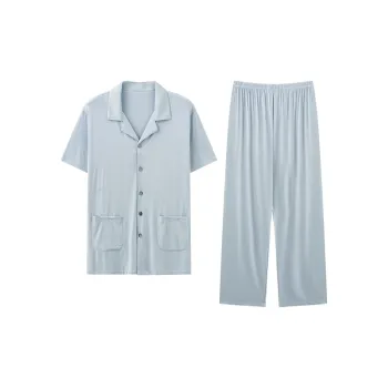 Ordifen Pajama Set Men's Sky Blue