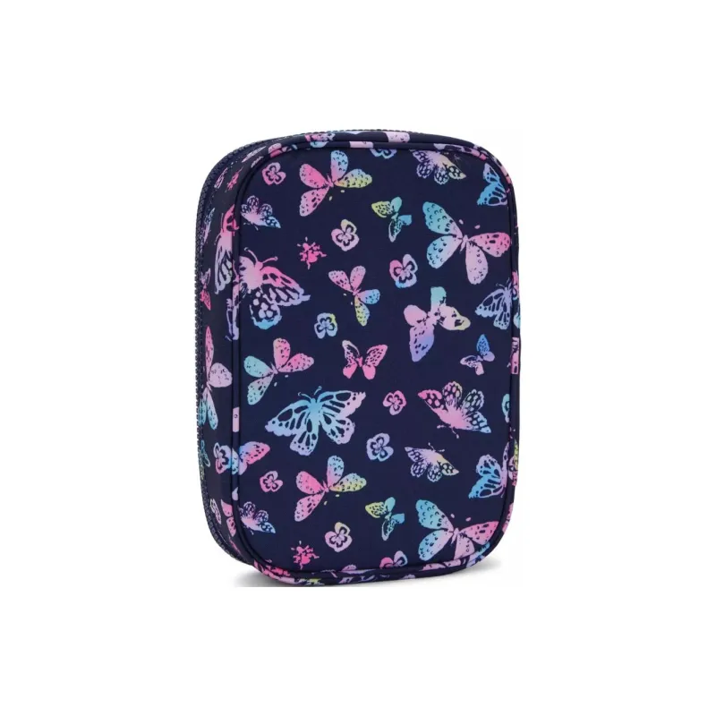 Kipling Polyester Makeup Bag Women's Blue & Pink-2